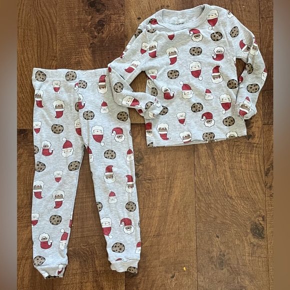 Carters & chickpea toddler Christmas Santa pajama 2 two piece sets 2T two sets - Picture 2 of 12